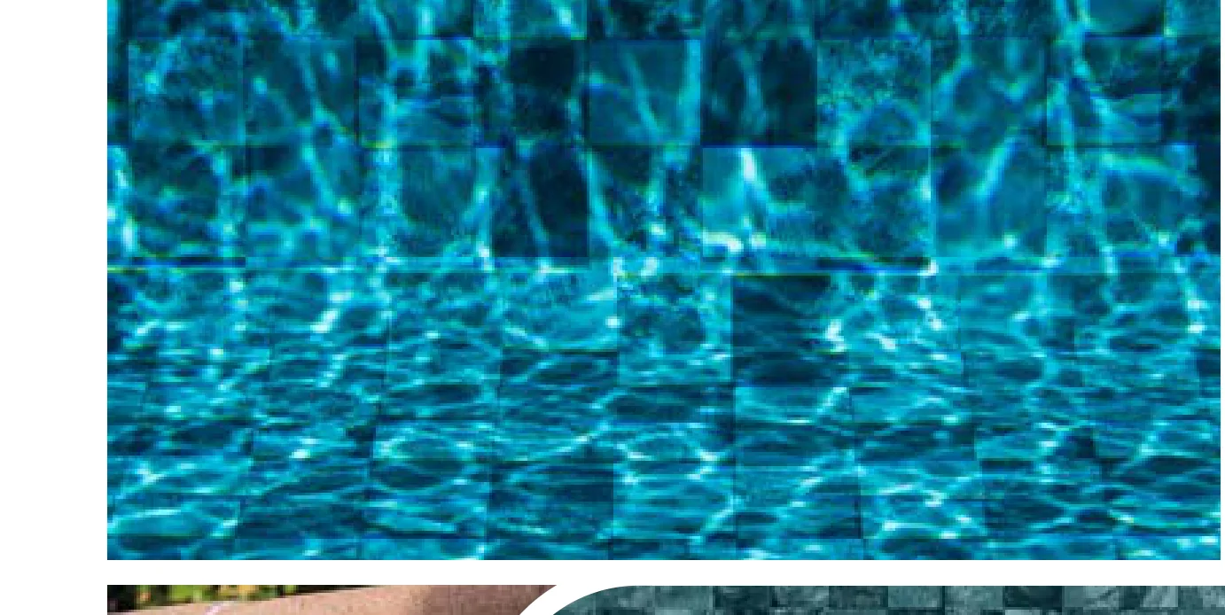Piscine habillée d’une membrane BWT Be BRANE 3D Surface